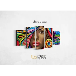 Cuadro Decorativo Mujer Afro