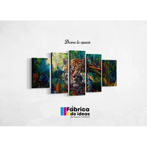 Cuadro Decorativo  animales de la selva