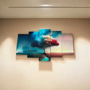 Cuadro Decorativo arbol espacio