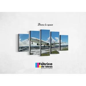 Cuadro Decorativo Avion Despegue