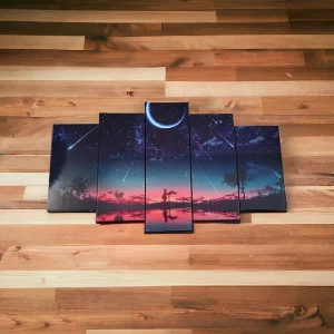 Cuadro Decorativo Niña Luna