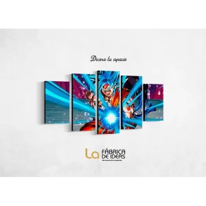 Cuadro Decorativo Dragon Ball Goku Blue