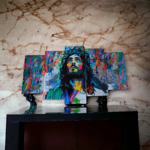 Cuadro Decorativo Jesus de colores