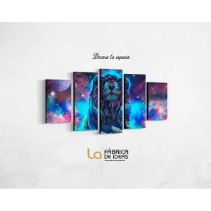 Cuadro Leon Galaxia