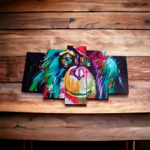 Cuadro Decorativo Mico de colores