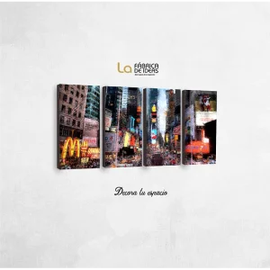 Cuadro Decorativo Nueva York abstracto