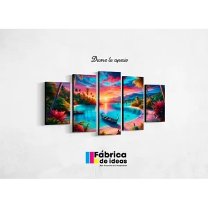 Cuadro Decorativo Paisaje Playa