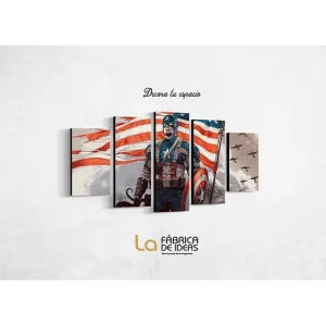Cuadro Decorativo Capitan America