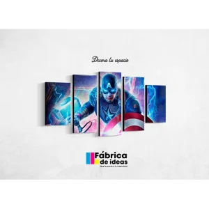 Cuadro Decorativo Capitan America