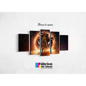 Cuadro Decorativo Deadpool y Wolverine