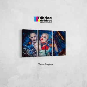 Cuadro Decorativo Joker y Harley
