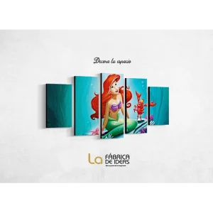 Cuadro Decorativo La Sirenita