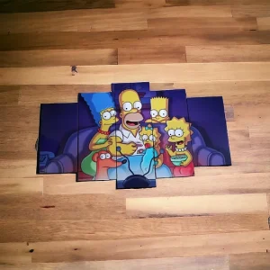 Cuadro Decorativo Los Simpsons