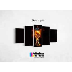 Cuadro Decorativo de Messi Copa
