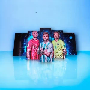 Cuadro Decorativo de Ronaldo, Messi y Neymar