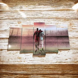 Cuadro Decorativo de Ronaldo y Messi